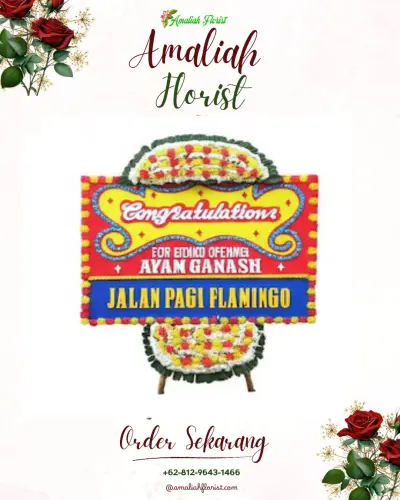 Bunga Papan Congratulation di Tirtorahayu